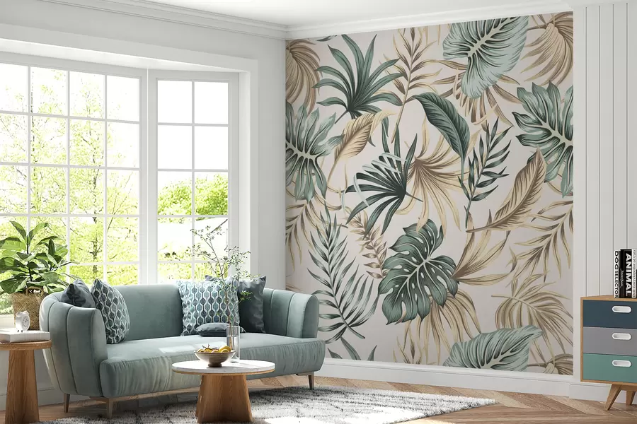 fototapet Frunze colorate u51888