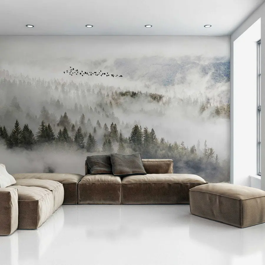 fototapet Nor, cer și munte u13823