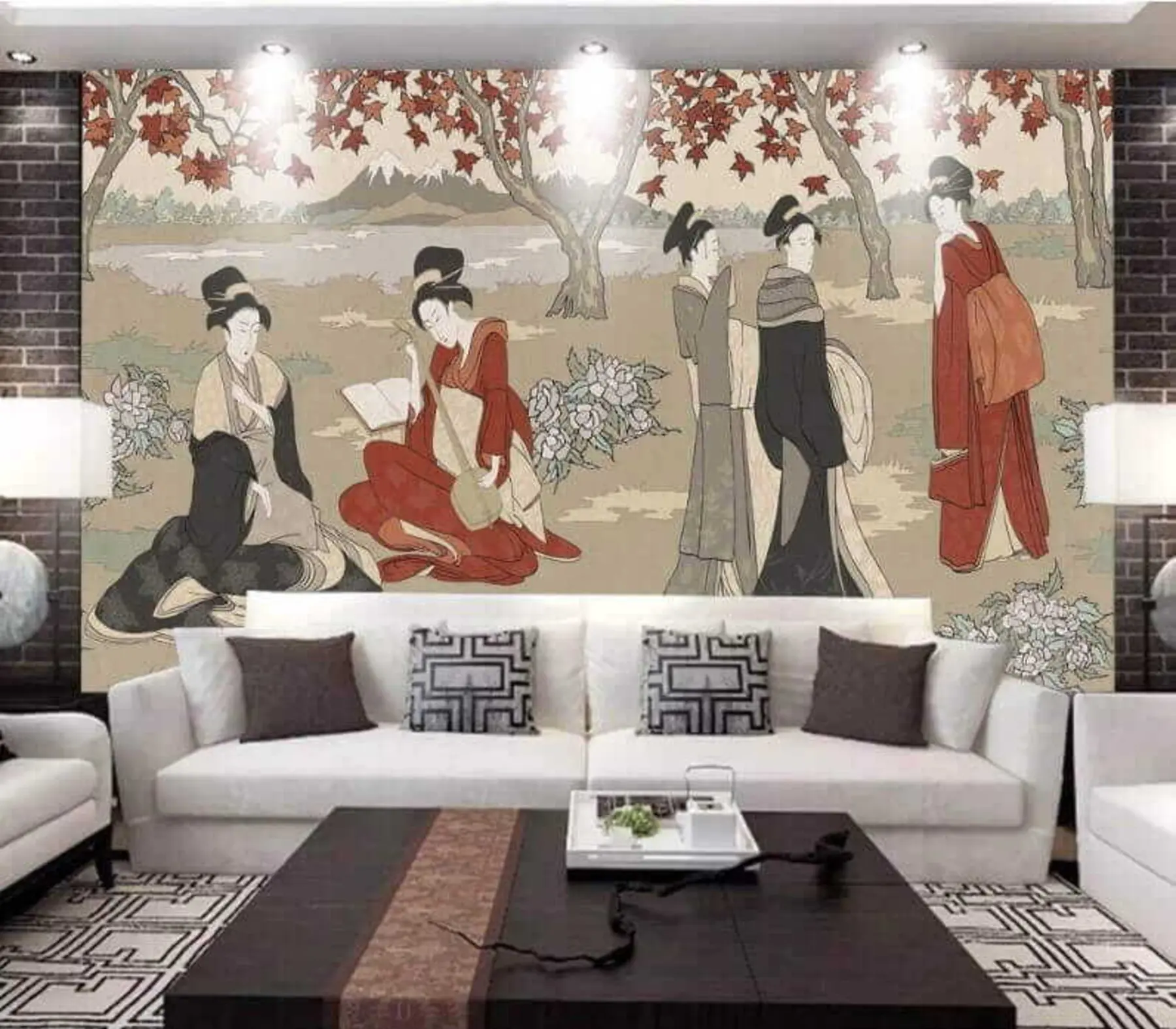 fototapet Organism, copac și artă u13926