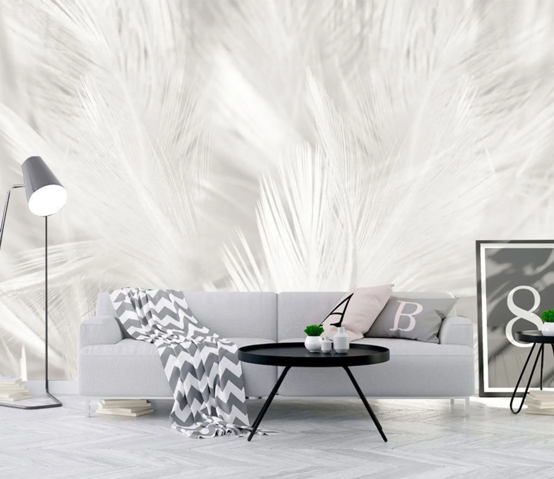 fototapet Plantă, ochi și pană u15622