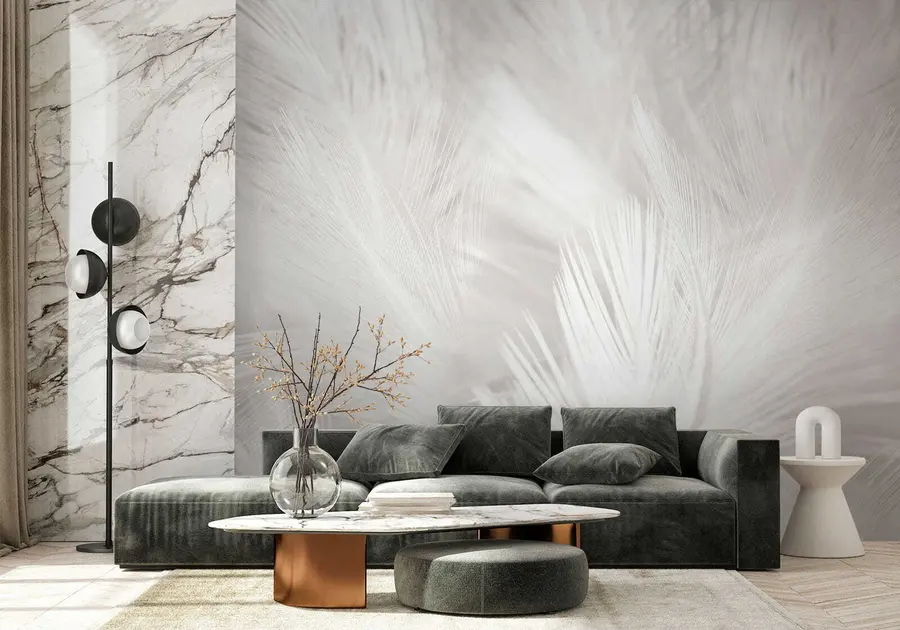 fototapet Plantă, ochi și pană u15622