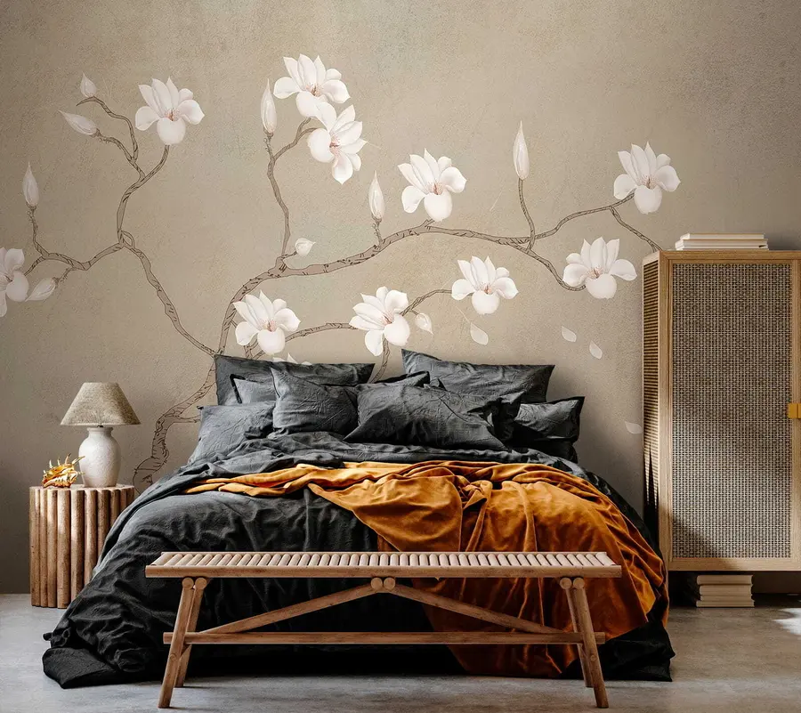 fototapet Arborele înflorit de magnolie u17493