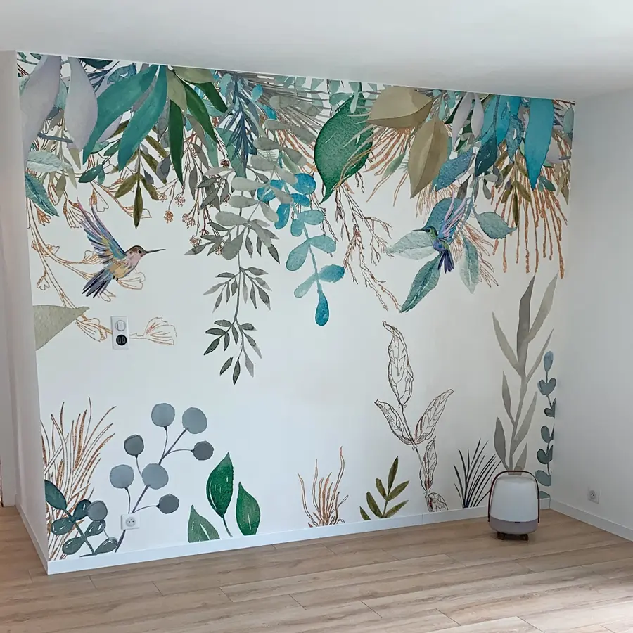 fototapet Botanică, frunze și verde u17579