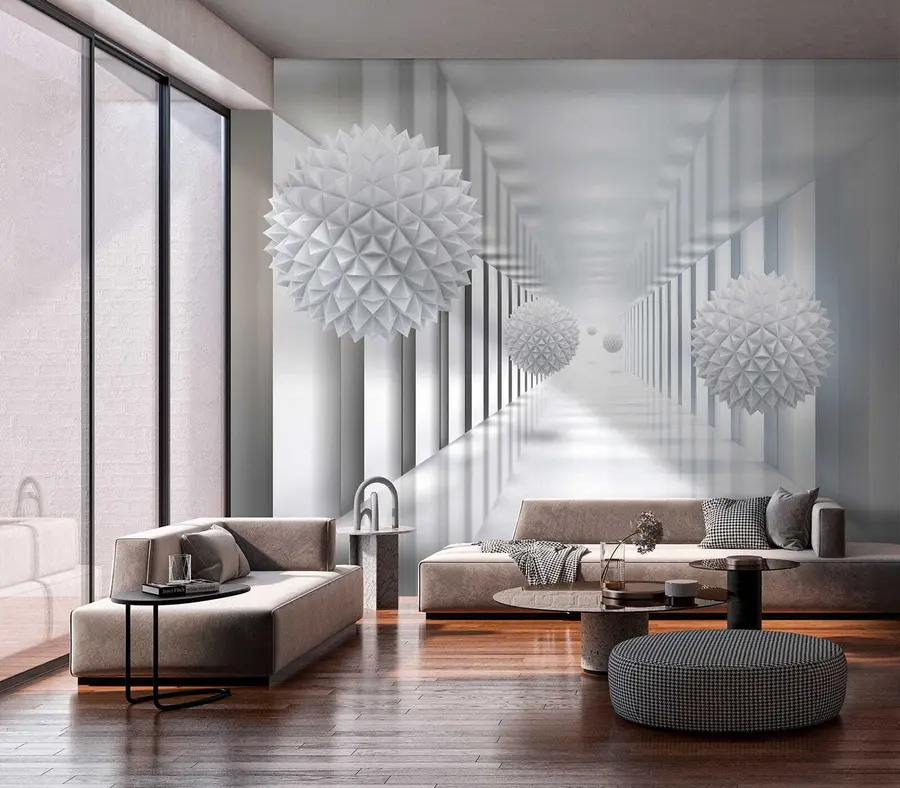 fototapet Mingi în tunel u24571