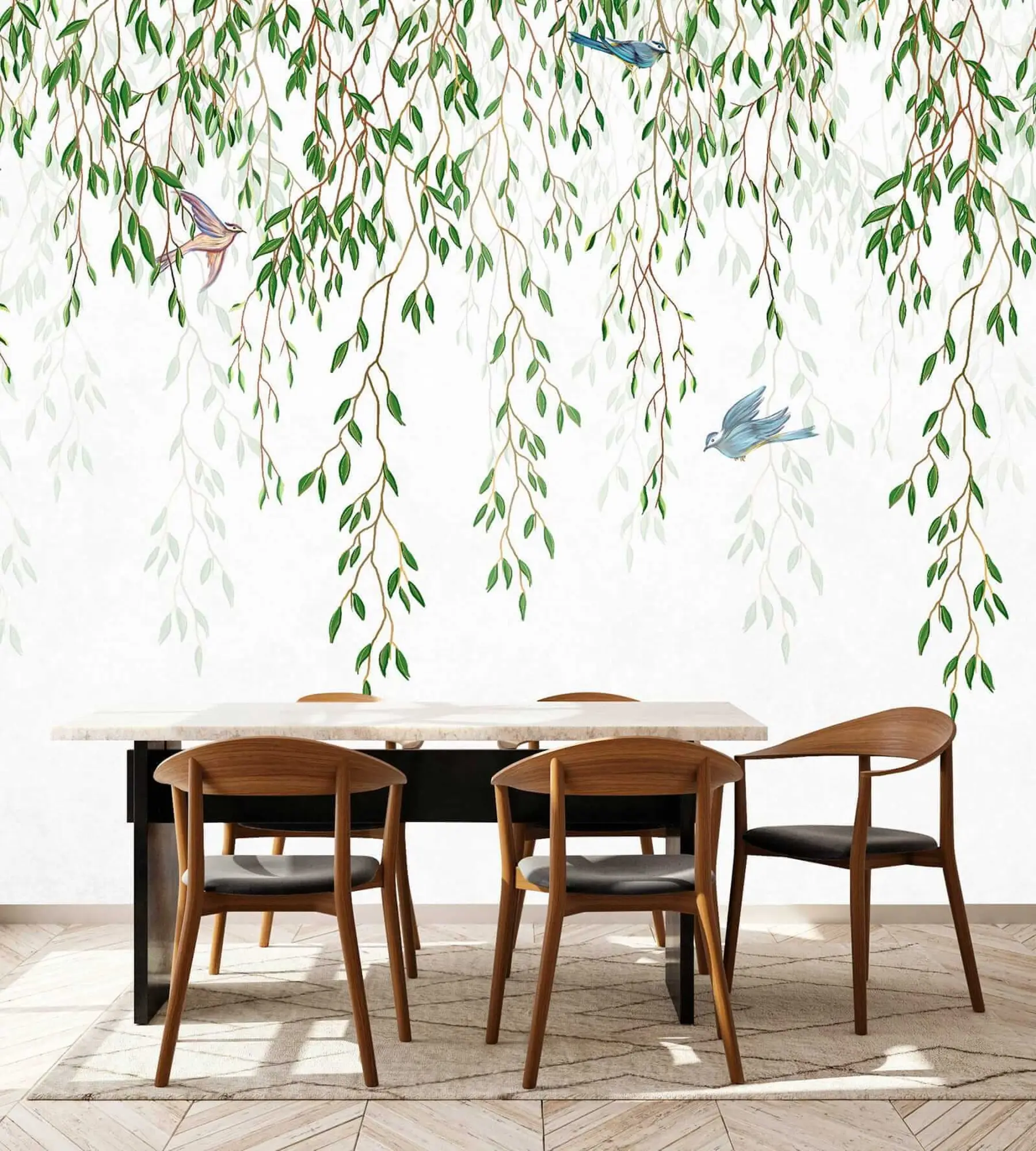 fototapet Ramurile de salcie u28344