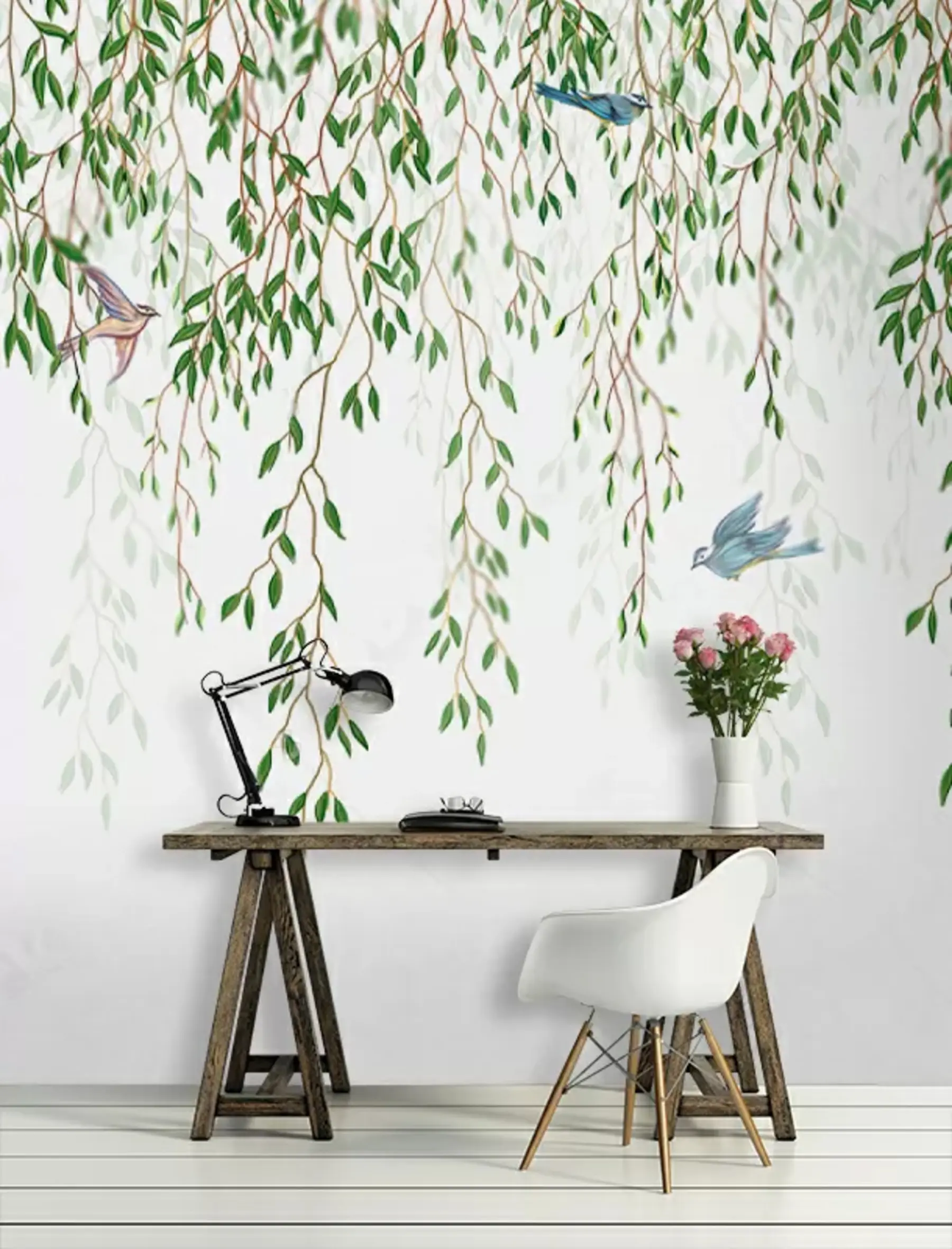 fototapet Ramurile de salcie u28344