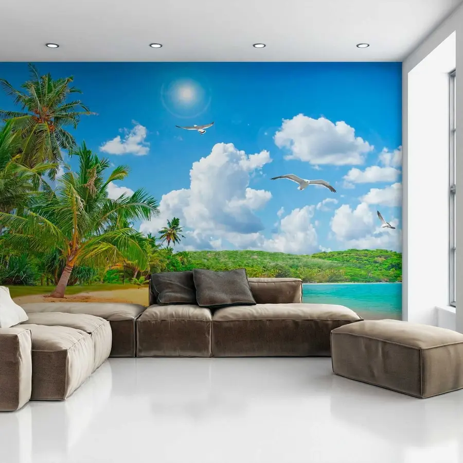 fototapet Palmieri pe țărm u31410