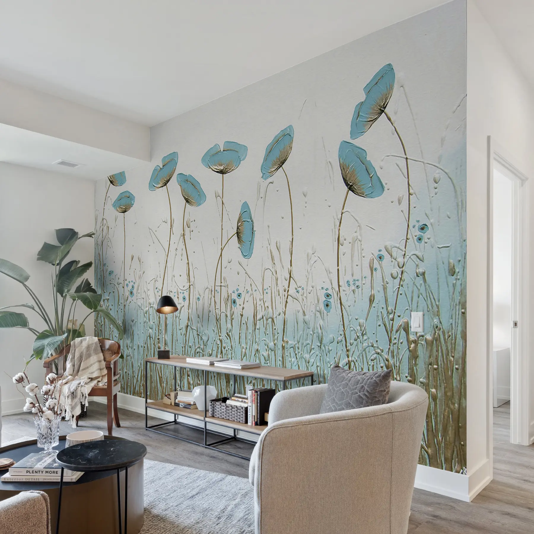 fototapet Papioane. Vopsele în ulei u34867