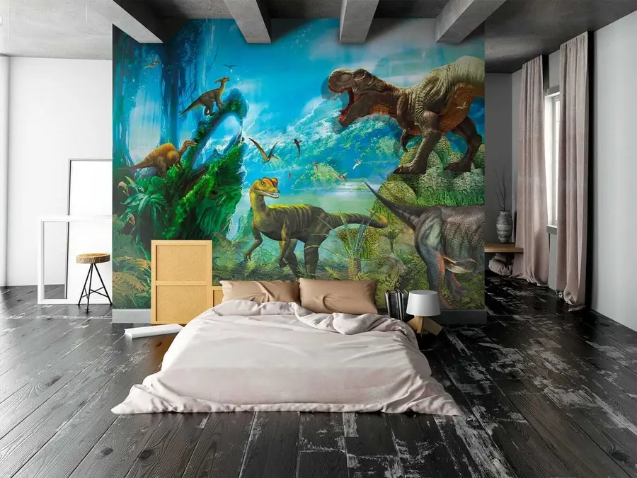 fototapet Dinozauri în junglă u35232