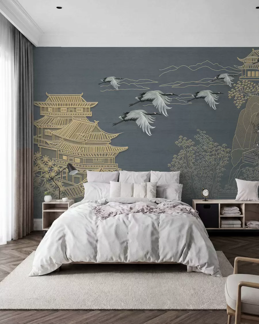 fototapet Desen în stil japonez u38720