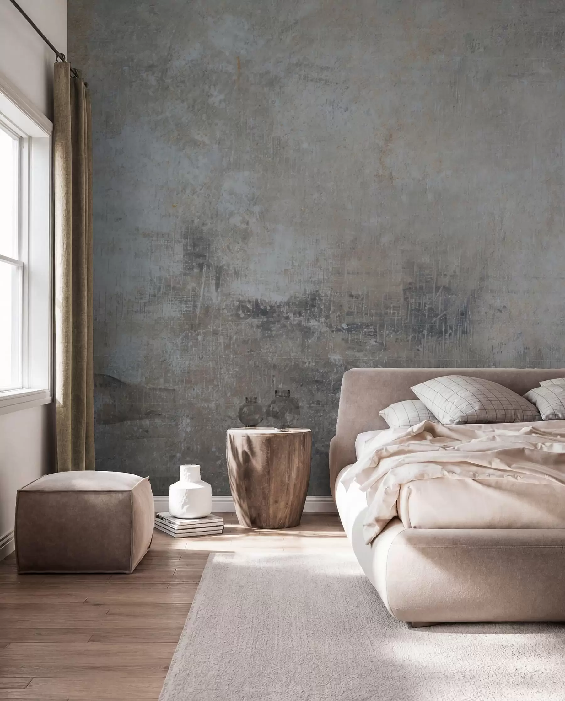 fototapet Beton în gri rece u47663