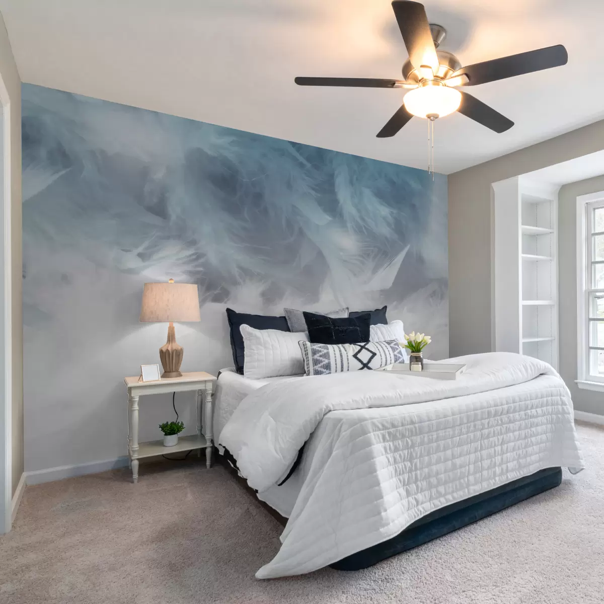 fototapet Pene albastre u47764