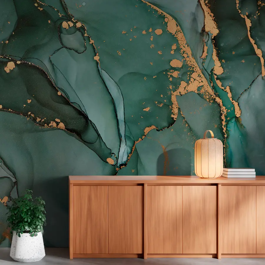 fototapet Marmură verde u50235