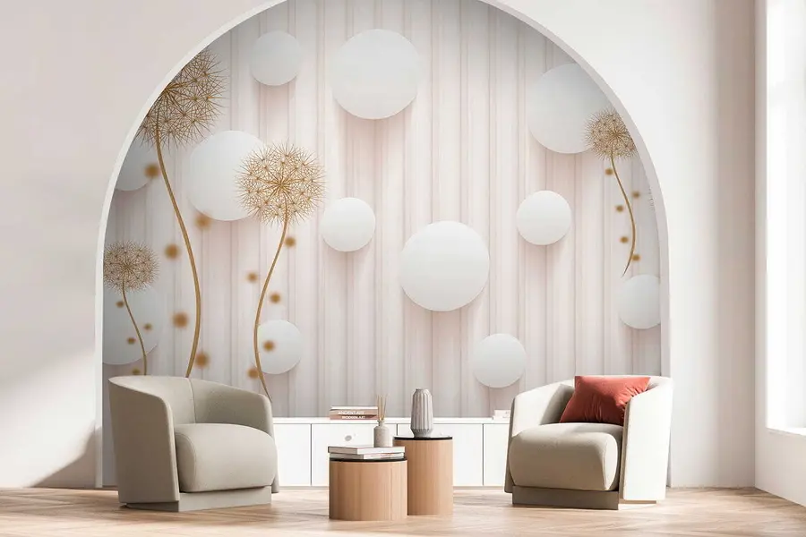 fototapet Bile și păpădii u52503