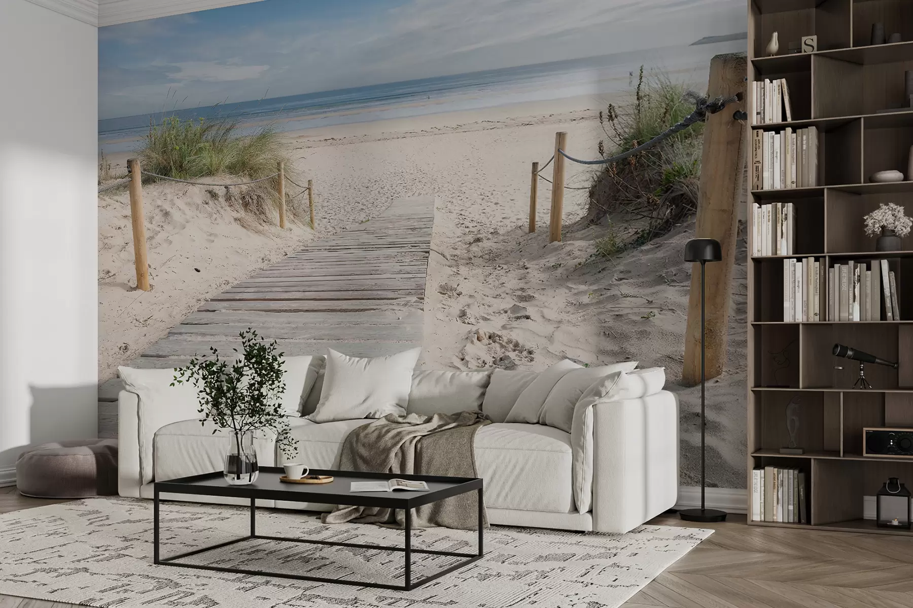 fototapet Cărare spre plaja cu nisip u54357