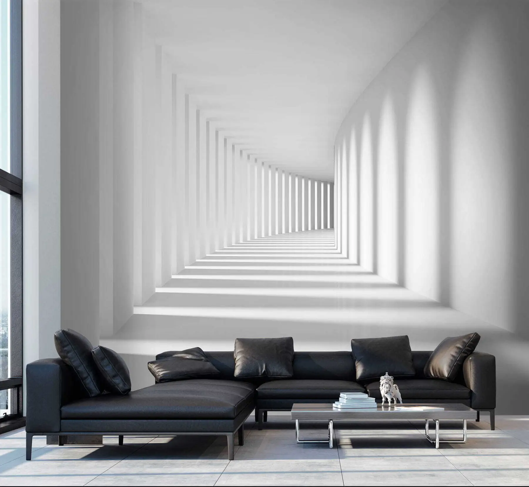 fototapet Gri, artă și paralelă u55301