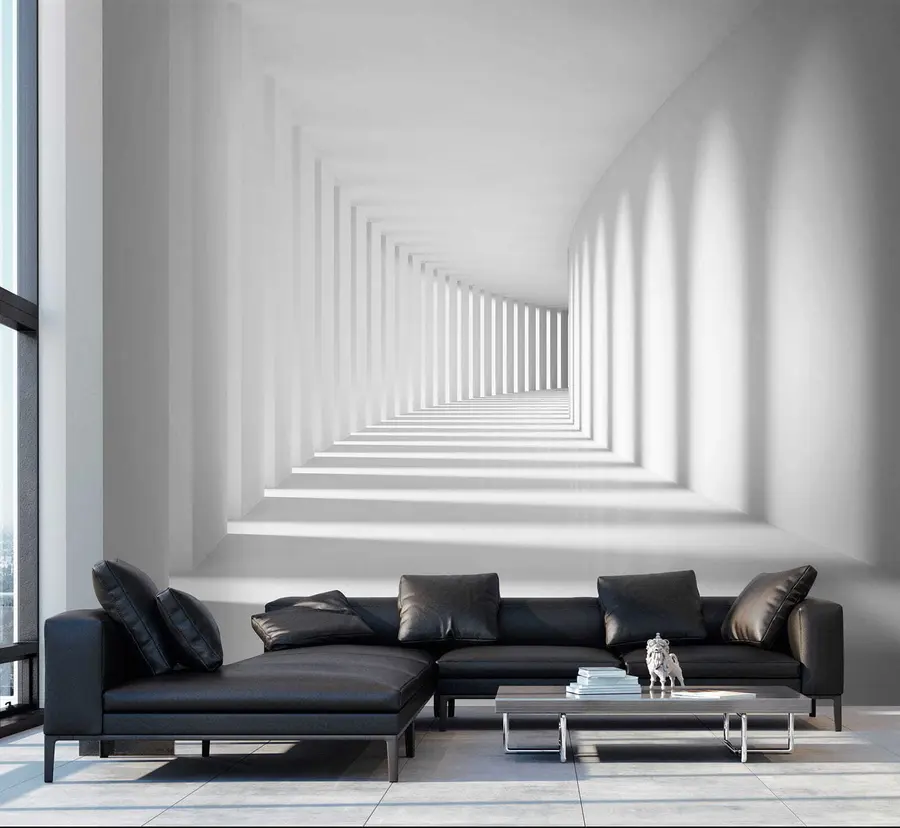 fototapet Gri, artă și paralelă u55301