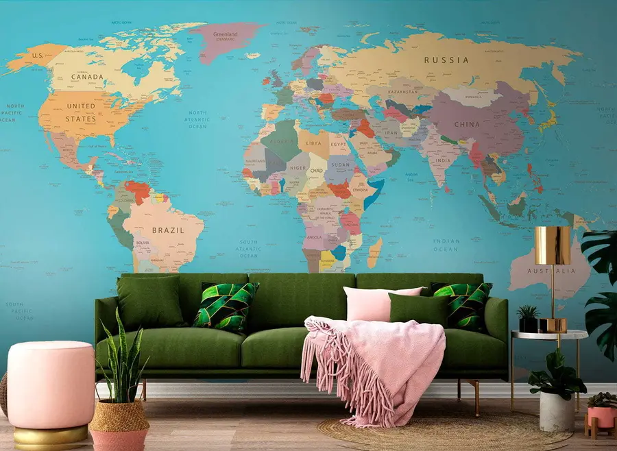 fototapet Harta lumii u57440