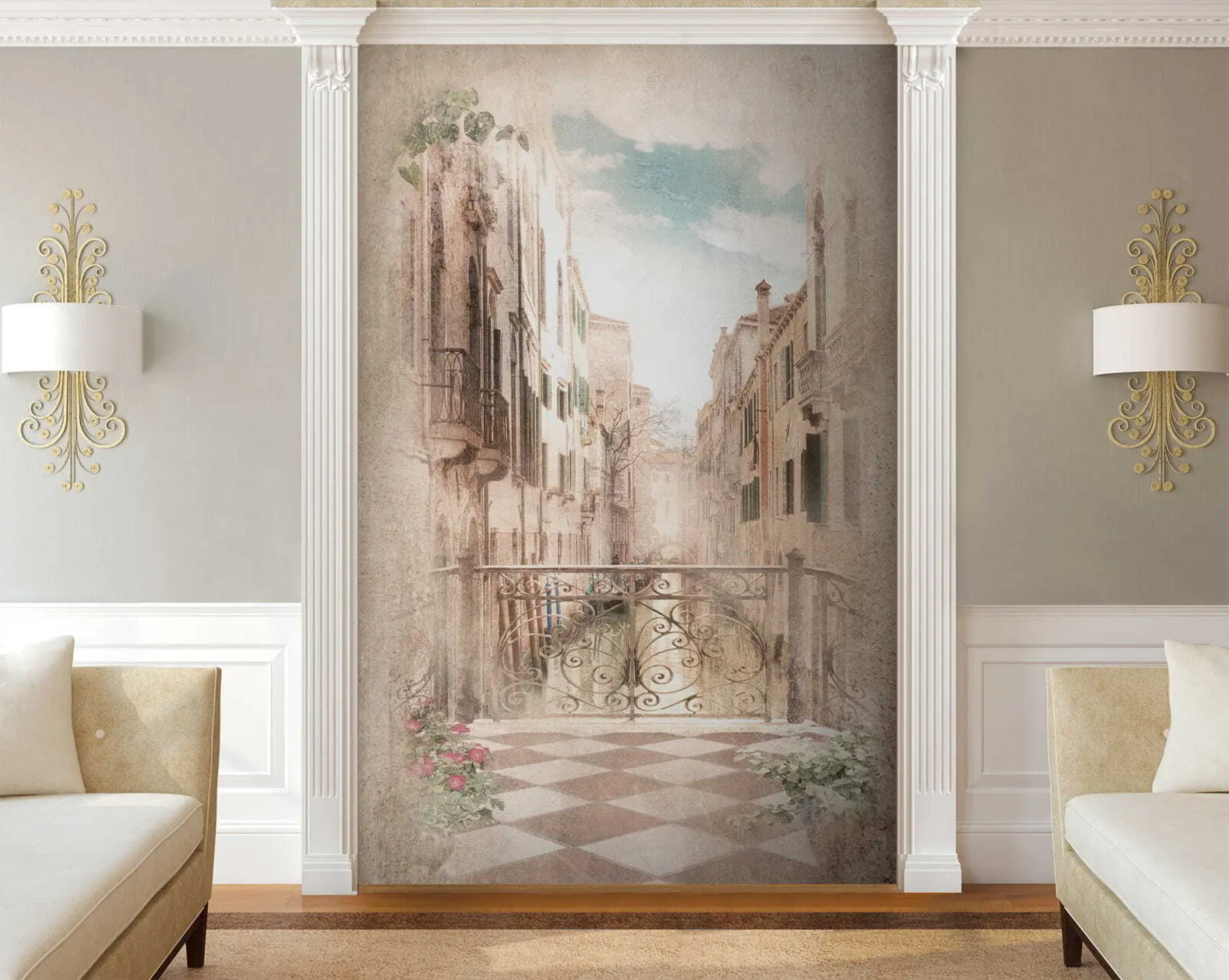 fototapet Nor, clădire și instalație u60320