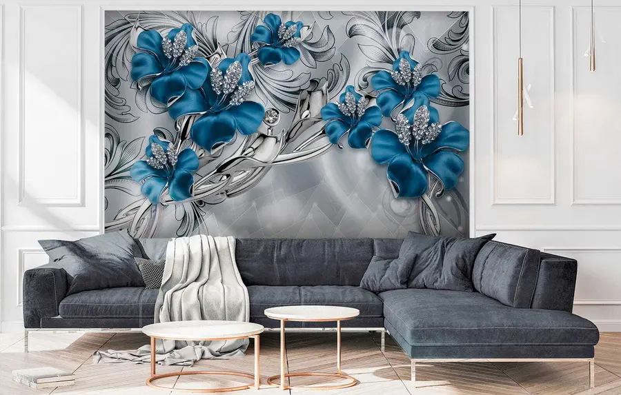 fototapet Flori de azur u60405