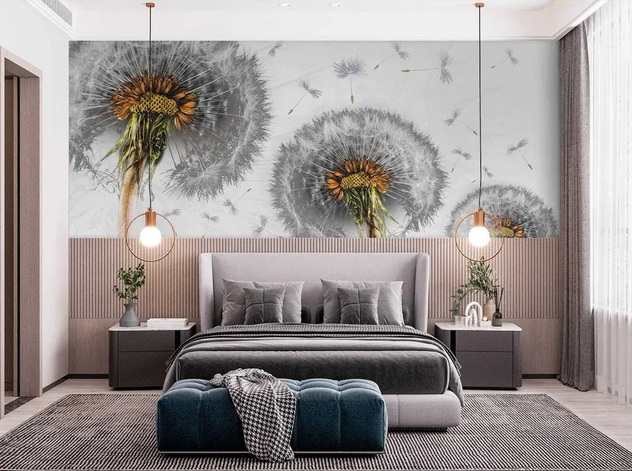 fototapet Plante, flori și insecte u61442