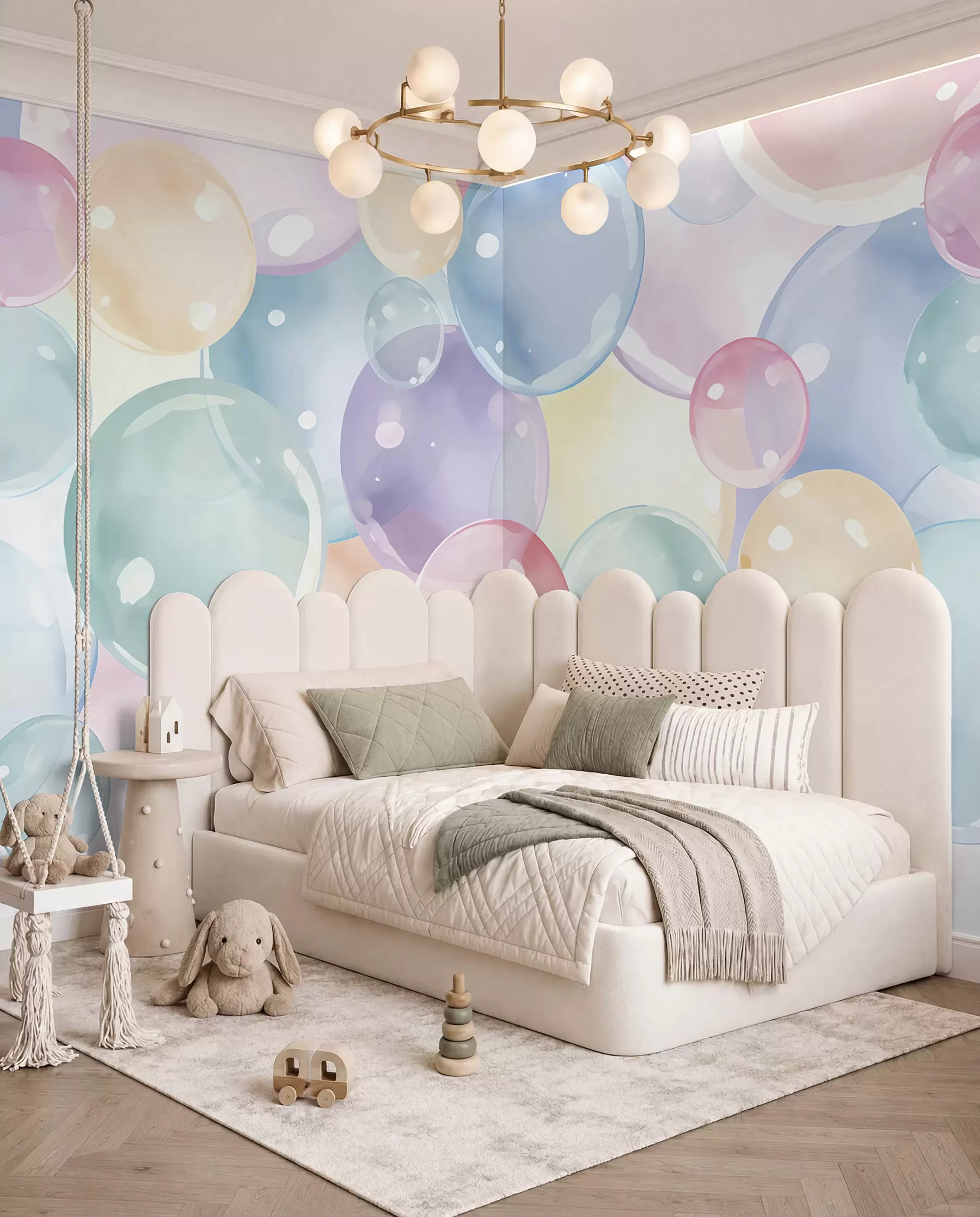 fototapet Bule pastelate u99730