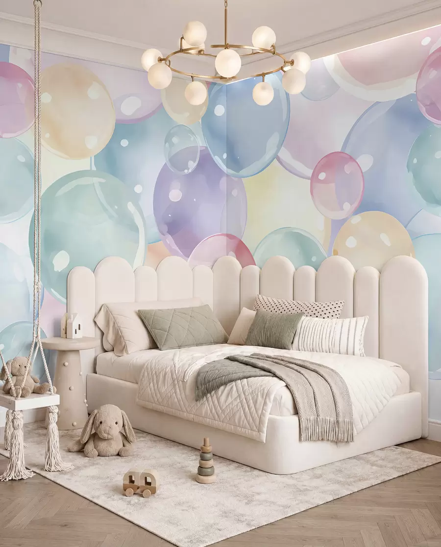 fototapet Bule pastelate u99730