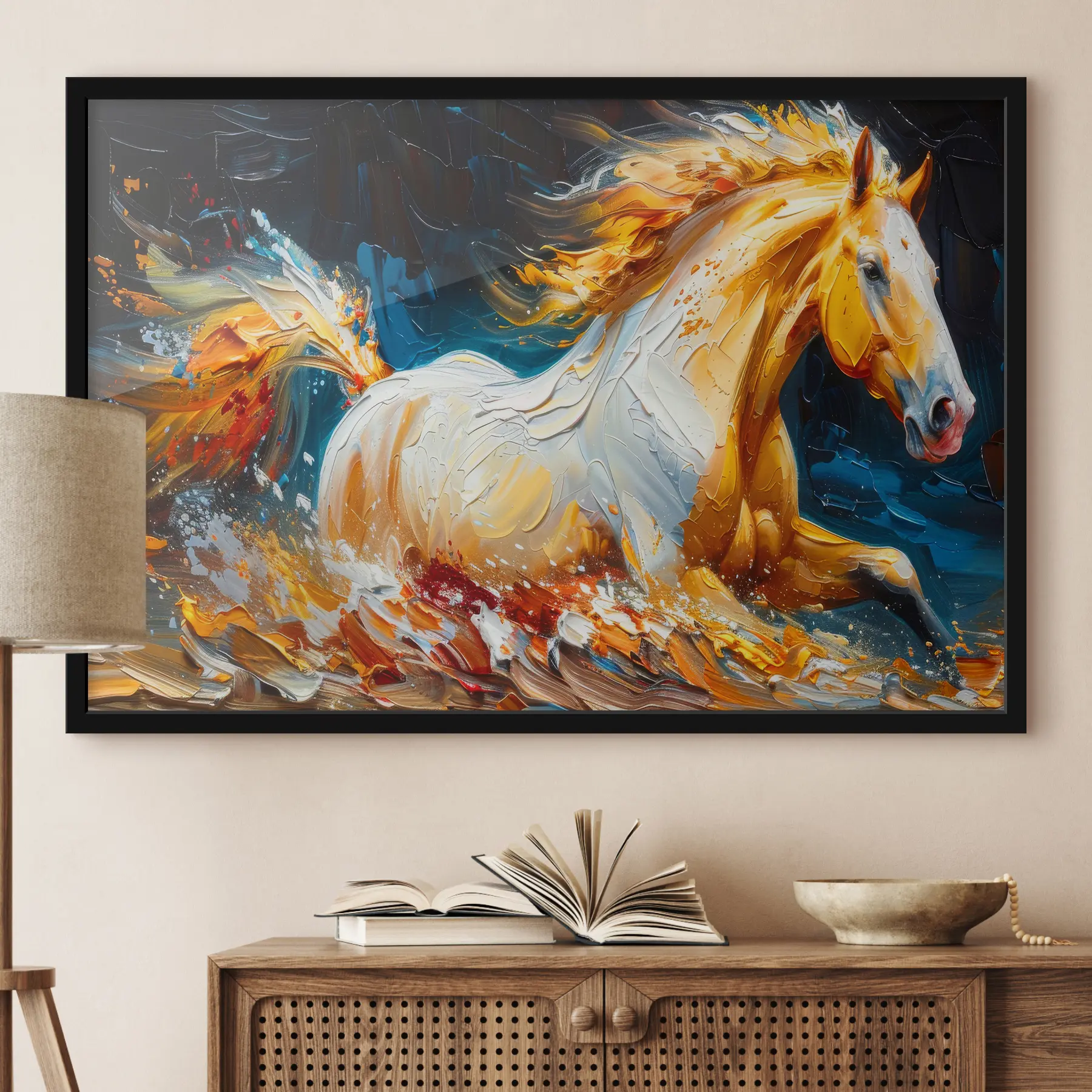 Tablouri Acuarelă cal f37768