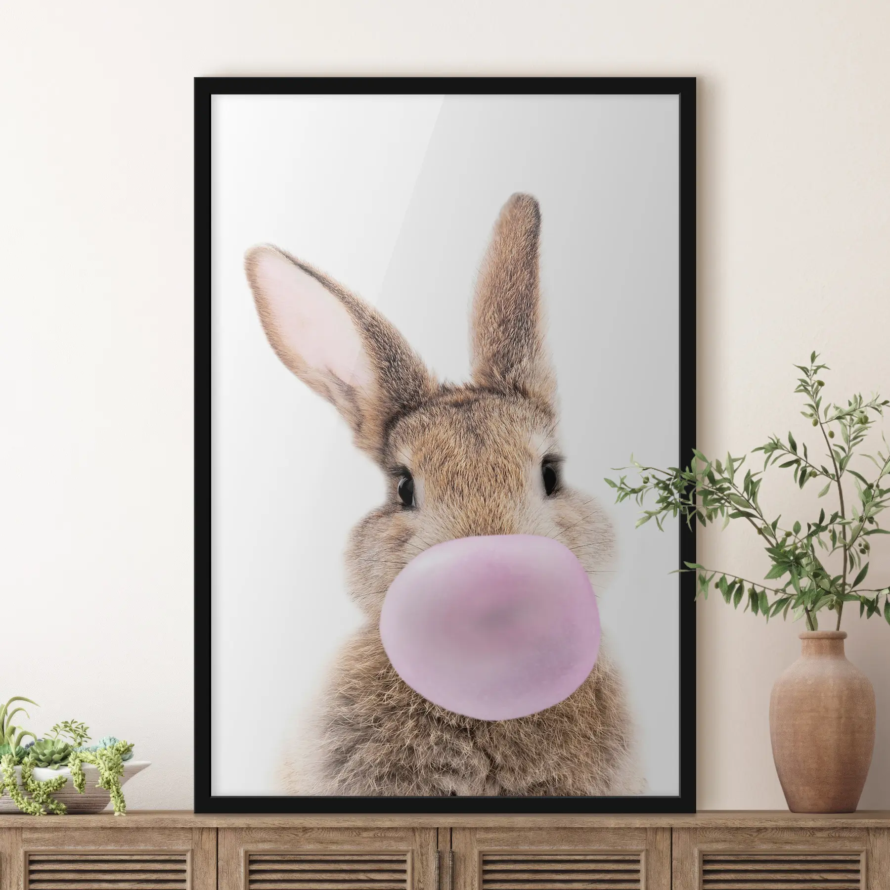 Tablouri Iepuraș cu o bandă elastică f37773