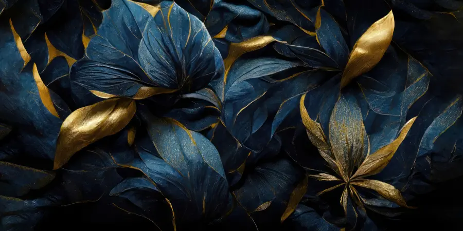 fototapet Flori regale albastre u74140d1