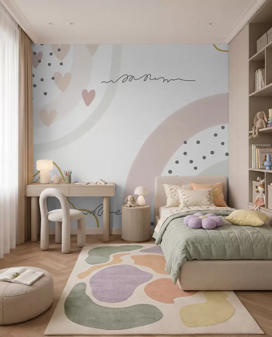 fototapet Curcubeu cu buline u99373