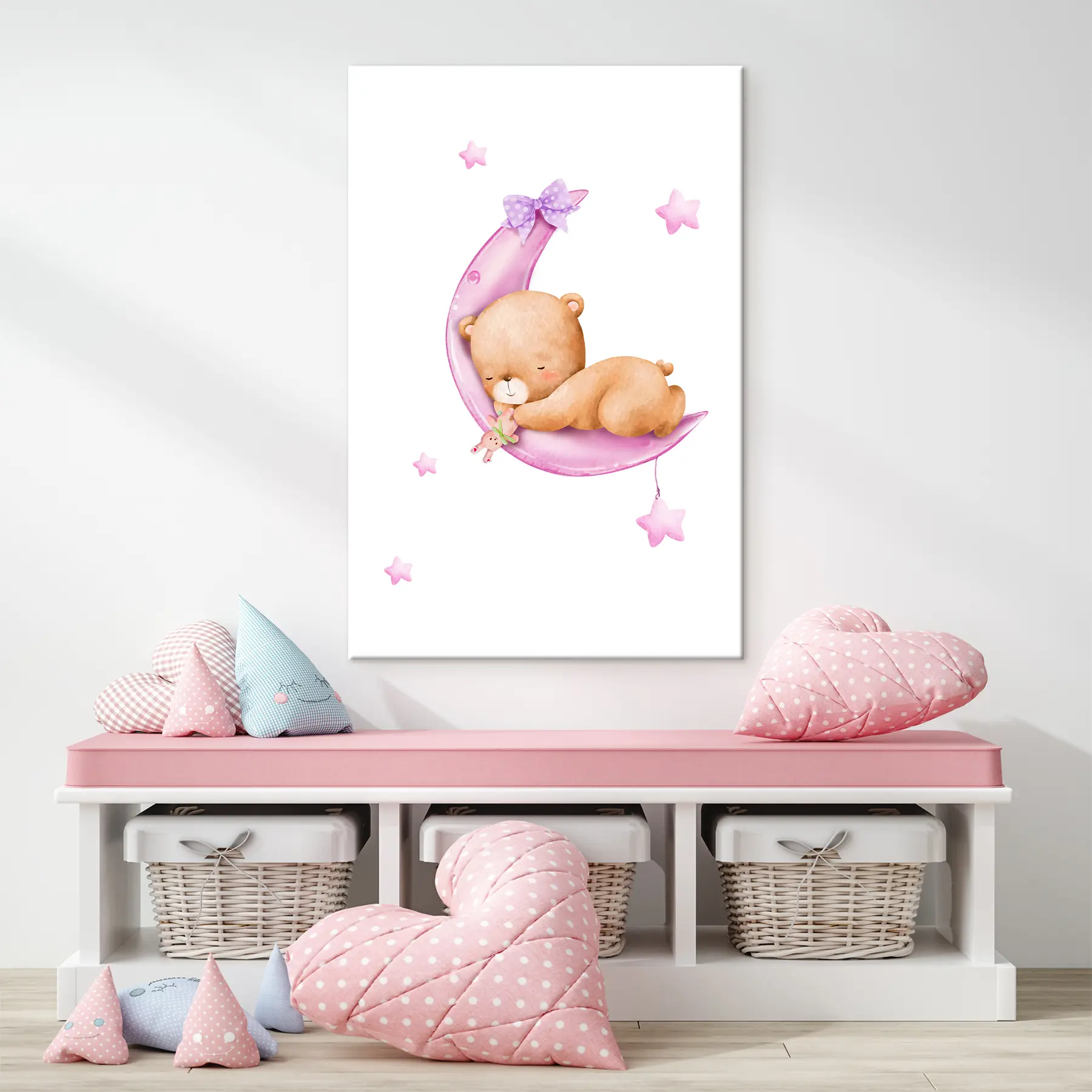 Tablouri Sleepy urs pe lună s37917v2
