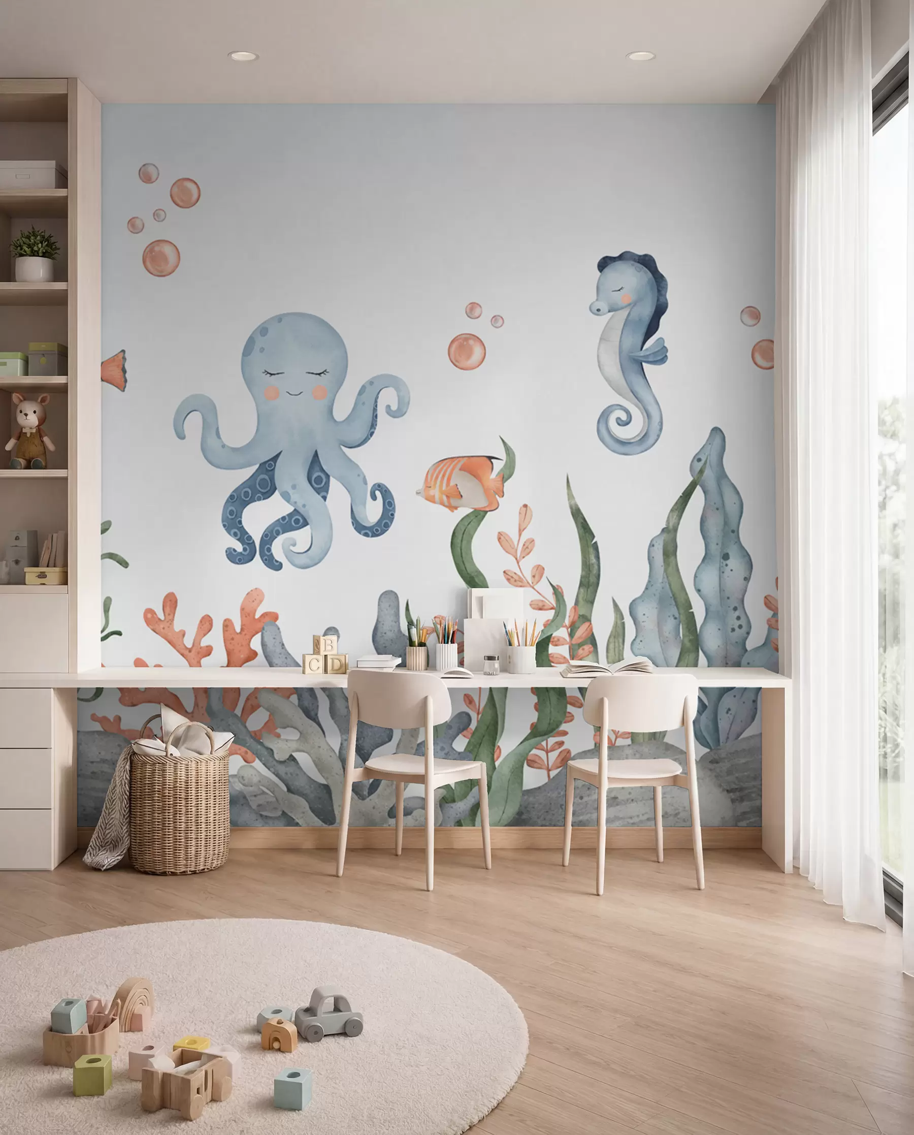 fototapet Micii prieteni ai oceanului w00383