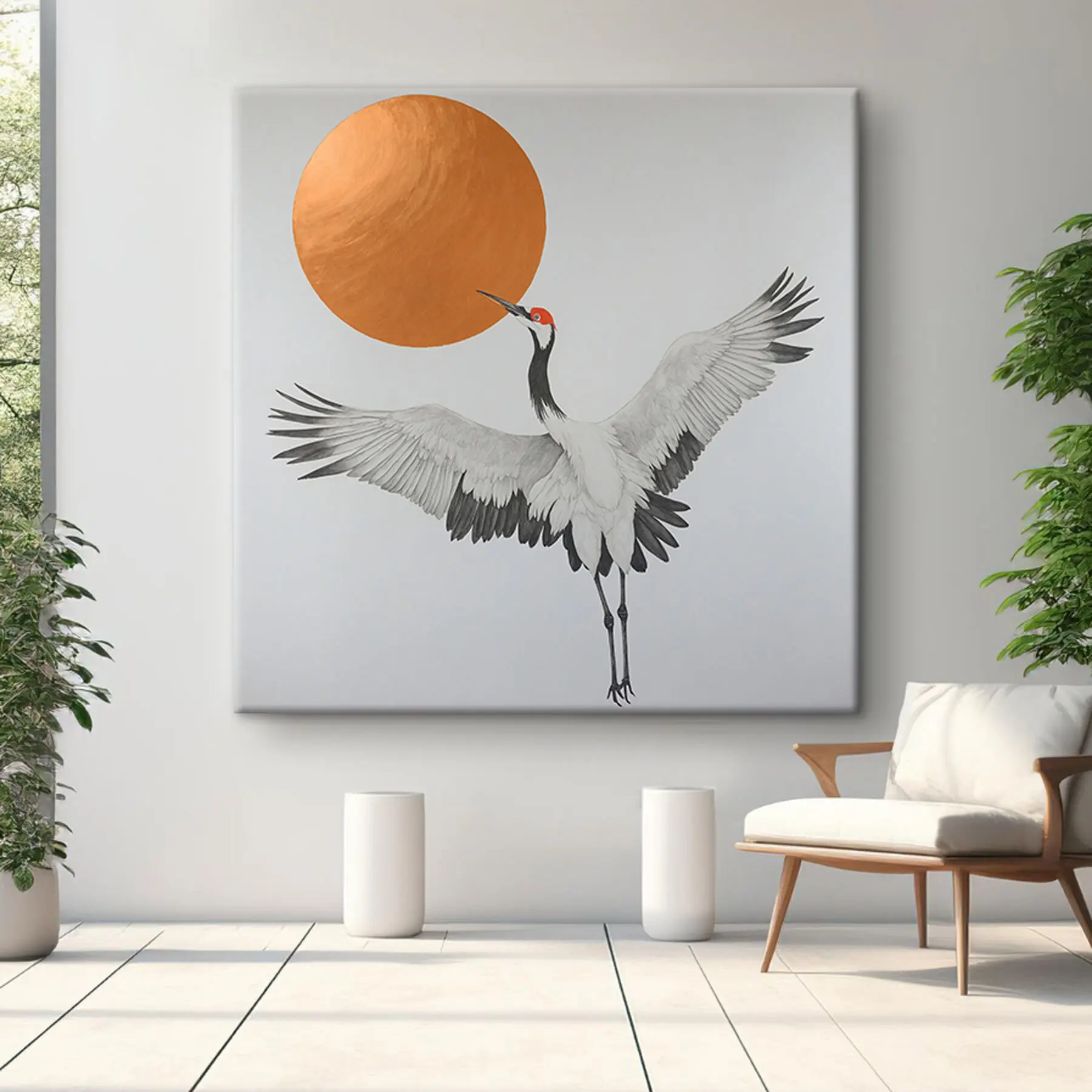 fototapet Cocorul zboară spre soare s38195
