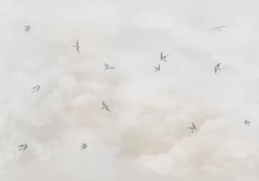 fototapet Cer cu rândunele w00526v2