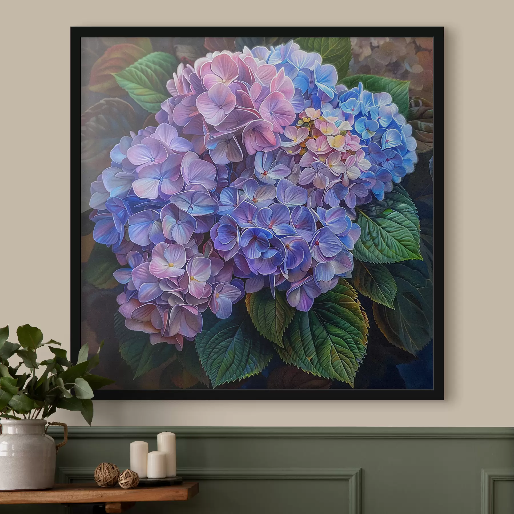 Tablouri Buchet elegant de hortensii f38246