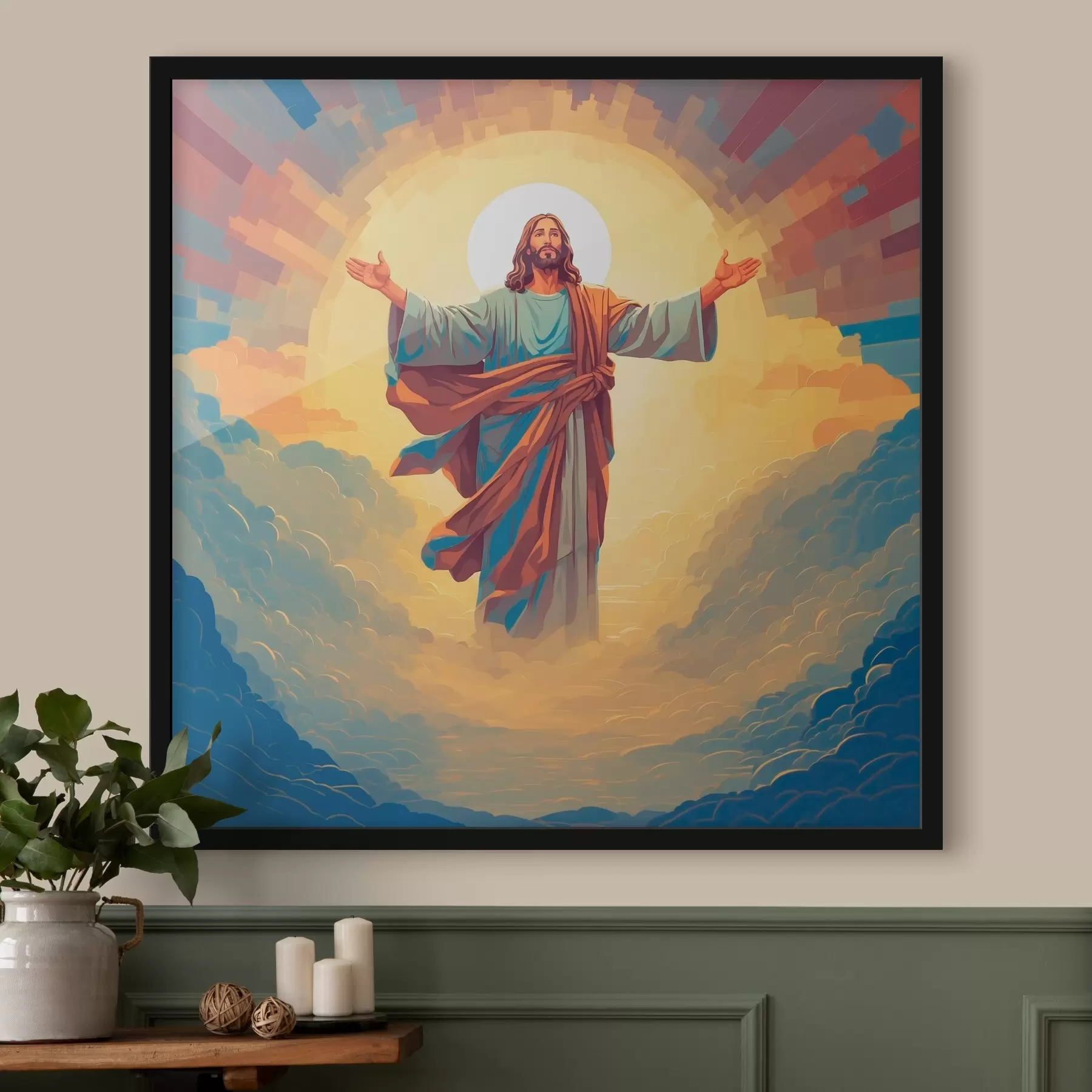 fototapet Înălțarea lui Iisus f38614