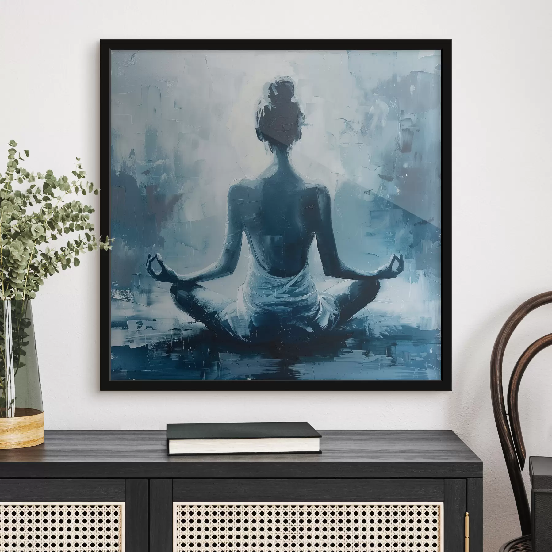 fototapet Fata se relaxează yoga f39079