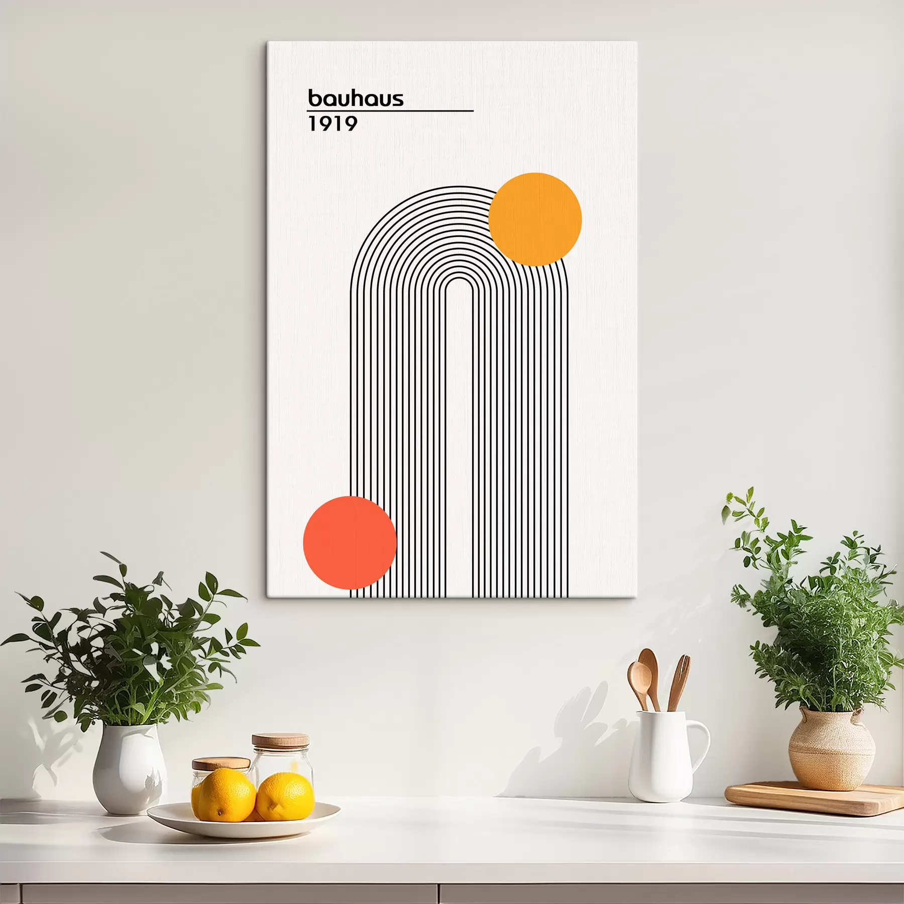 Tablouri Abstracție geometrică Bauhaus s39260