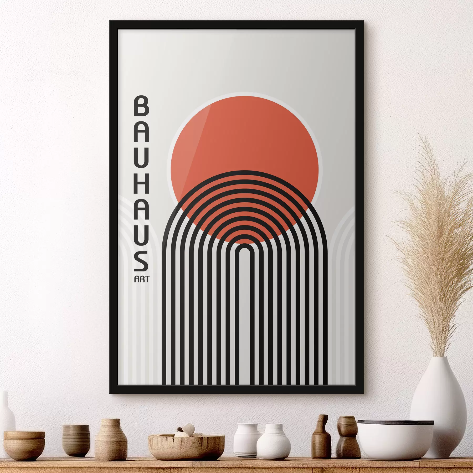 fototapet Abstracție geometrică Bauhaus f39261