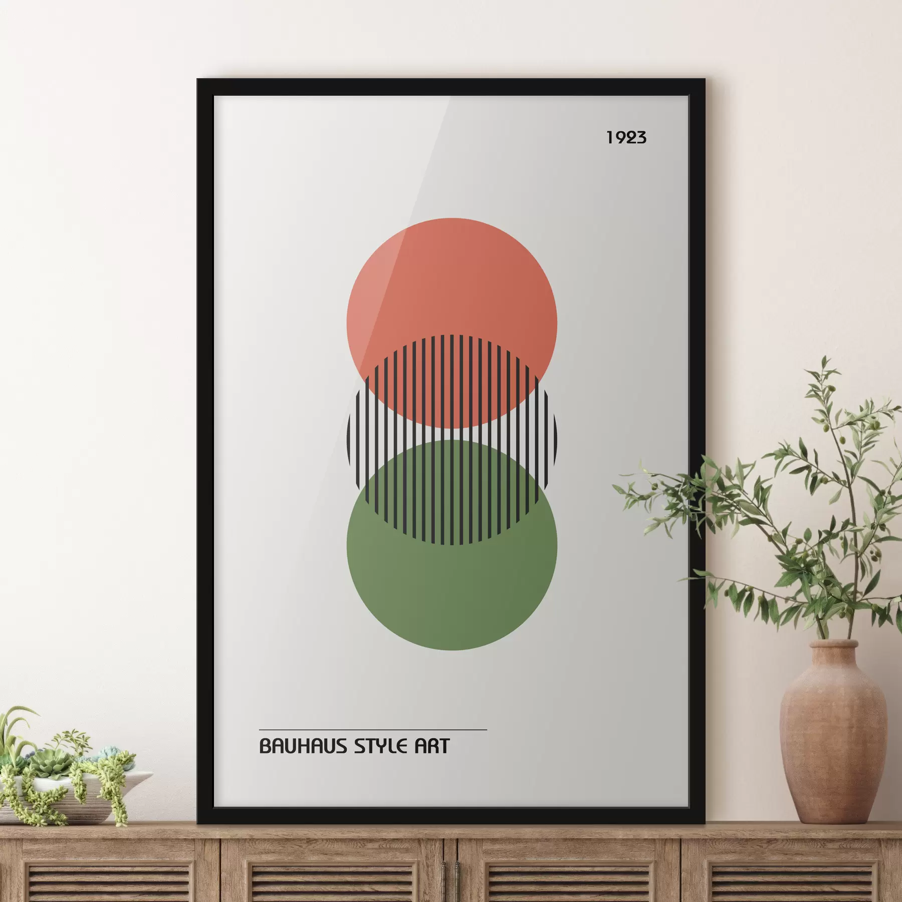 Tablouri Abstracție geometrică Bauhaus f39263