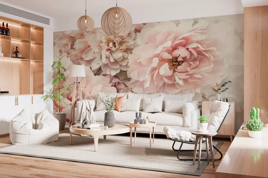 fototapet Peonii w01232