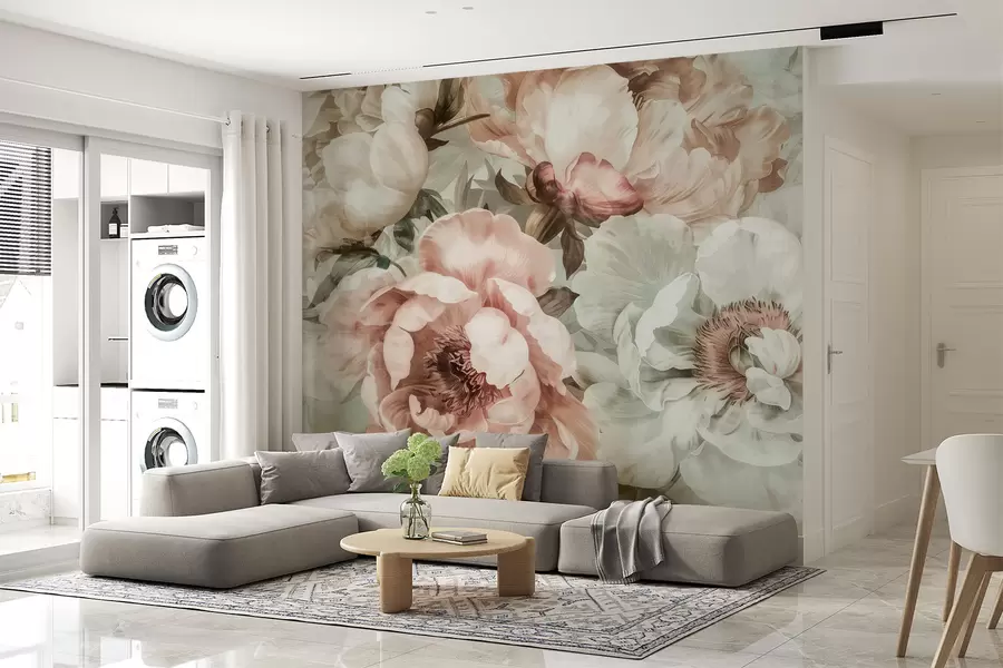 fototapet Peonii w01291