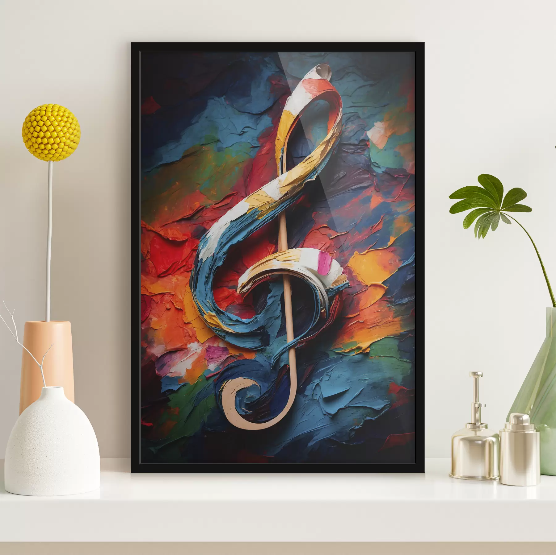 fototapet Notă pe fundal abstract de ulei f39373