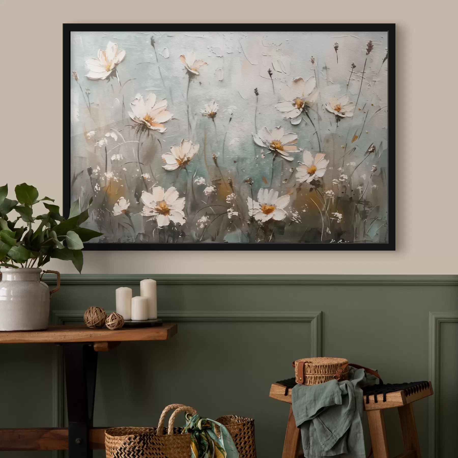 fototapet Un câmp de flori sălbatice f39834