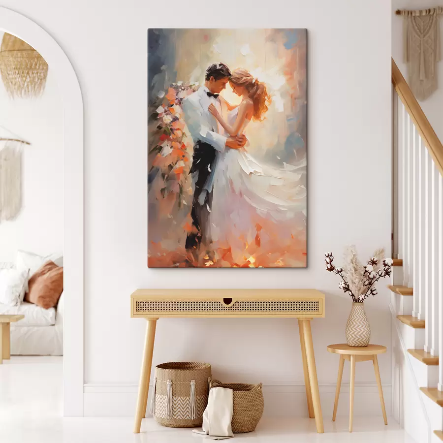 Tablouri Mireasa și mirele dans pictură în ulei s39925
