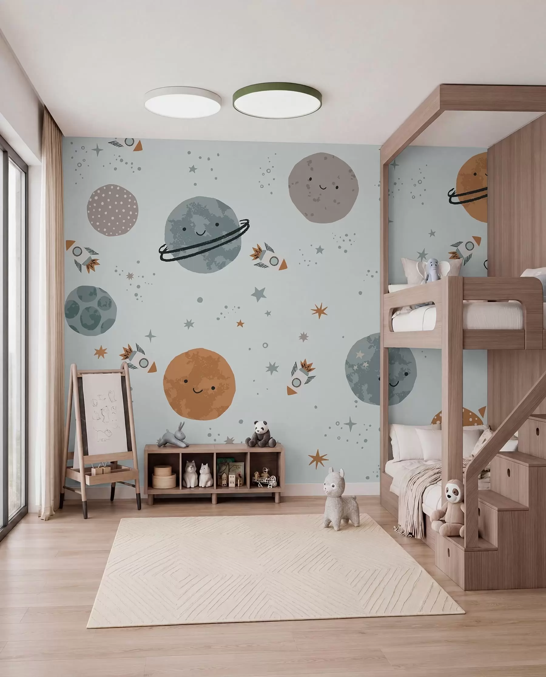 fototapet Planete zâmbitoare w01417