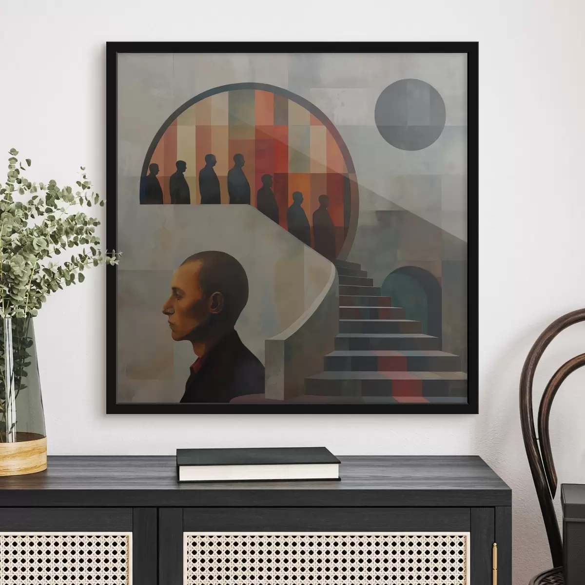 Poster scări moderne ilustrare f40238