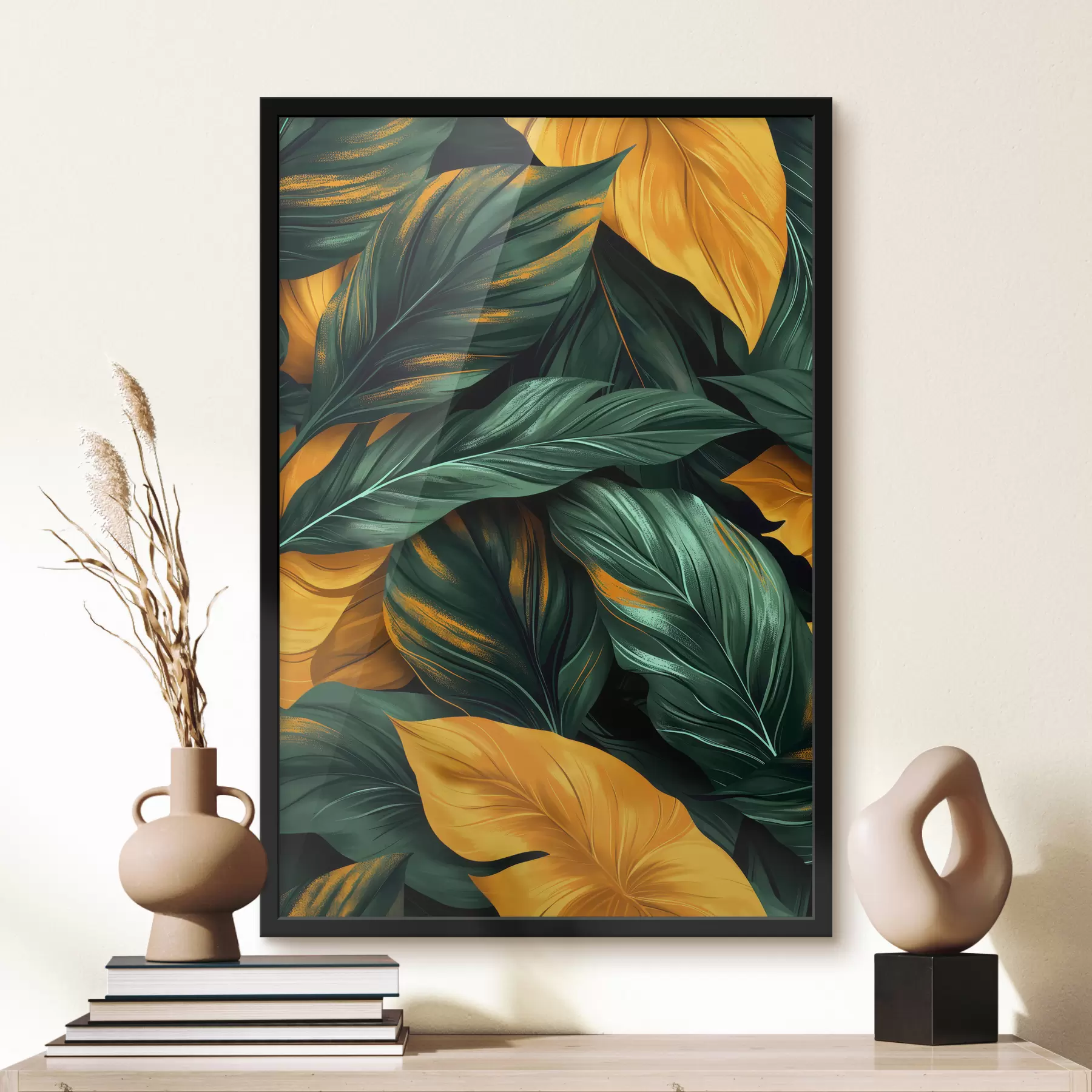 Tablouri frunze mari f40241