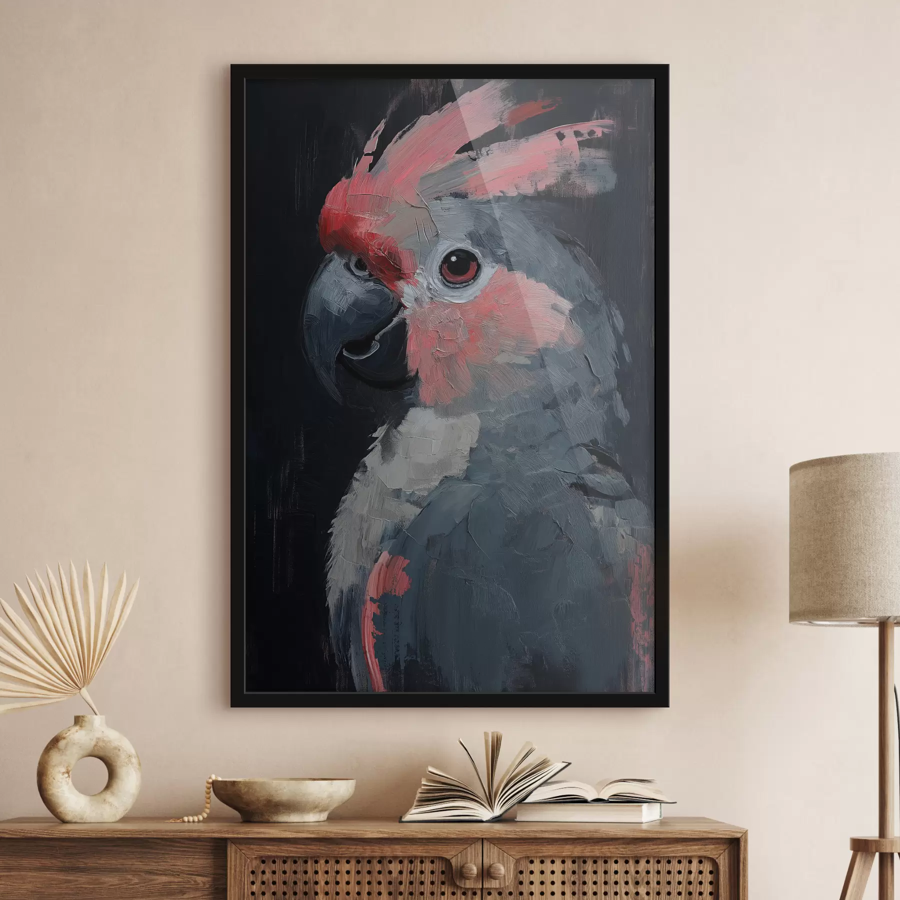 Tablouri Papagalul este pictat cu acrilic f40266